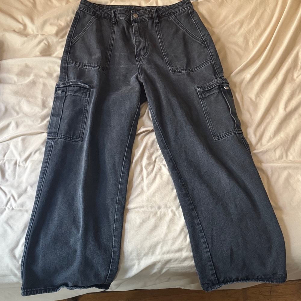 Women’s Black Cargo Utility Pants M/L